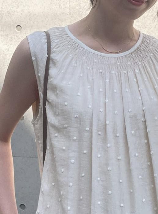 audrey and john wad 楊柳ドビードットオールインワン