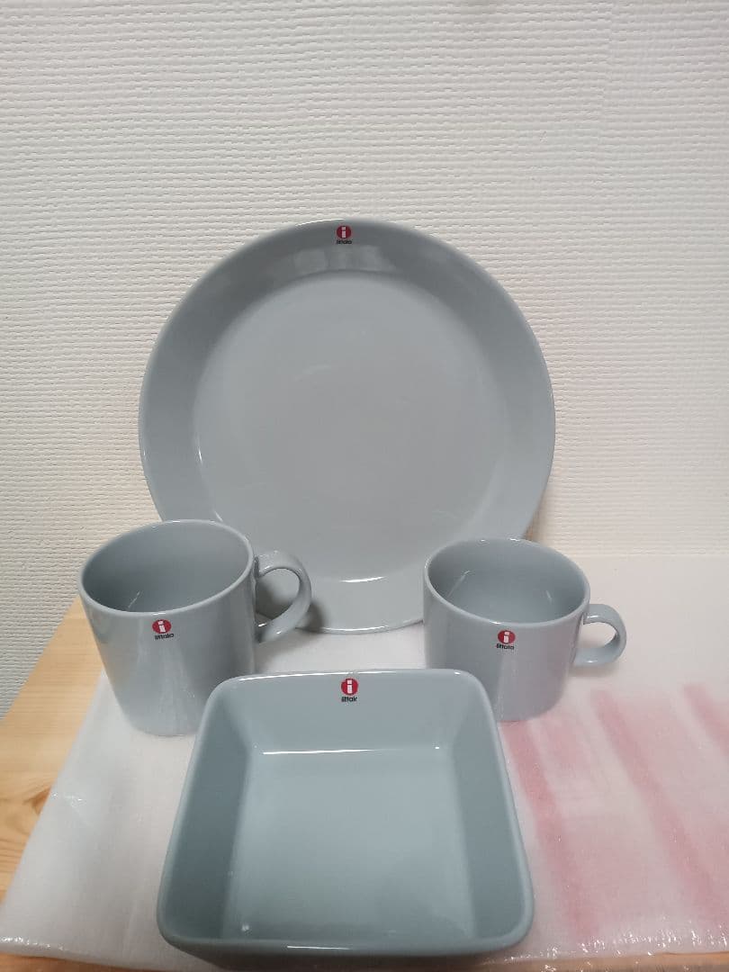 Teema パールグレイ プレート カップ ボウル 11点 セット