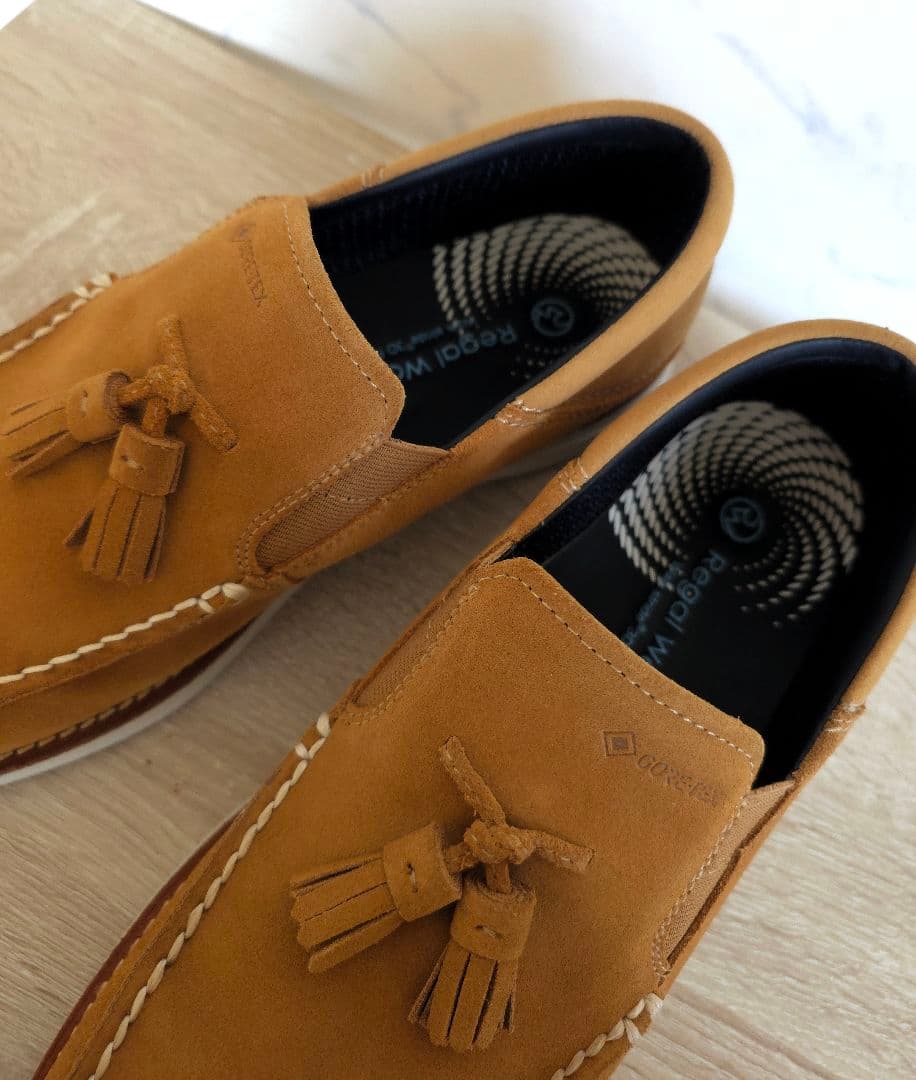 極美品 Regal ウォーカーメ353W リーガル タッセル スエード