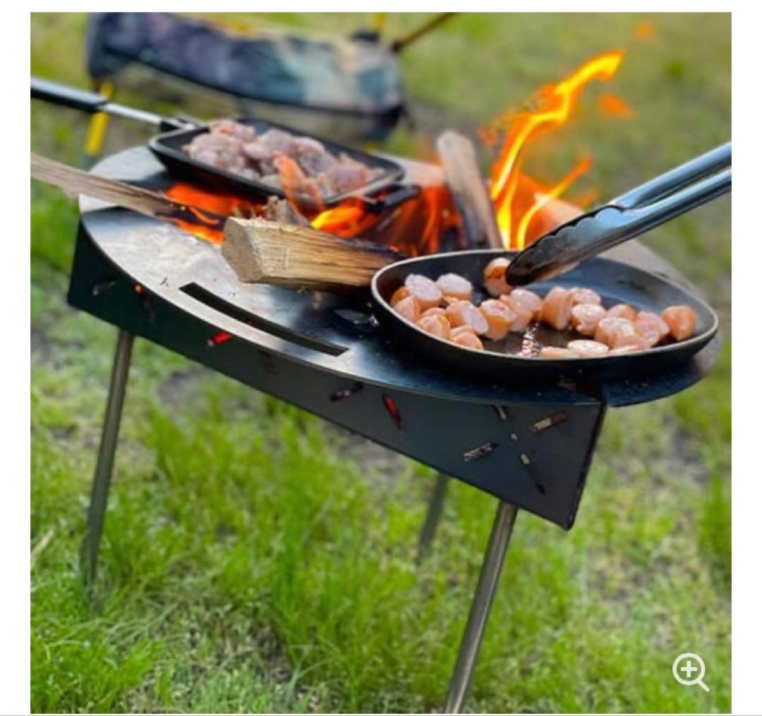 ReKNOT リノット 野良道具製作所 炎卓 焚き火台　新品未使用　袋　説明書付