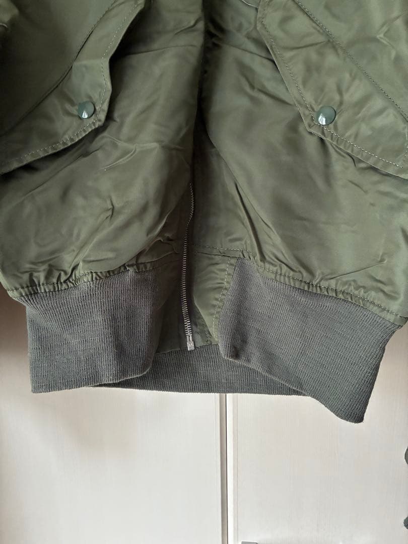 90s USA製 ALPHA アルファ L-2Bフライトジャケット S