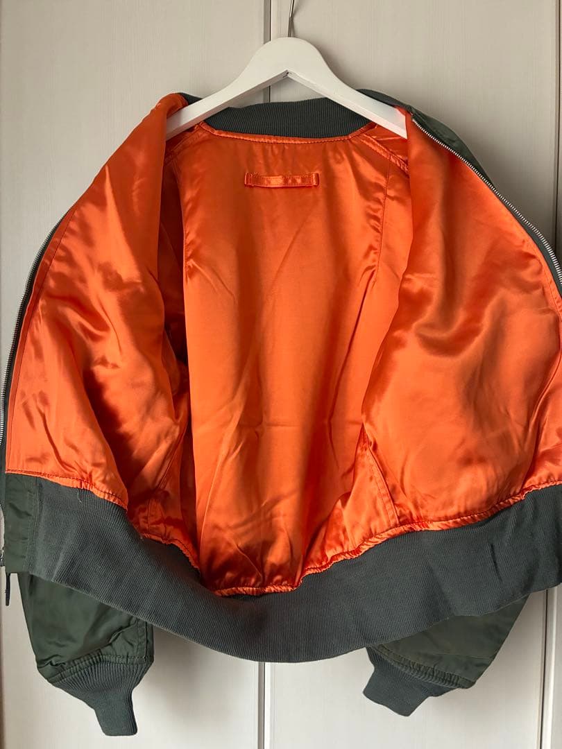 90s USA製 ALPHA アルファ L-2Bフライトジャケット S