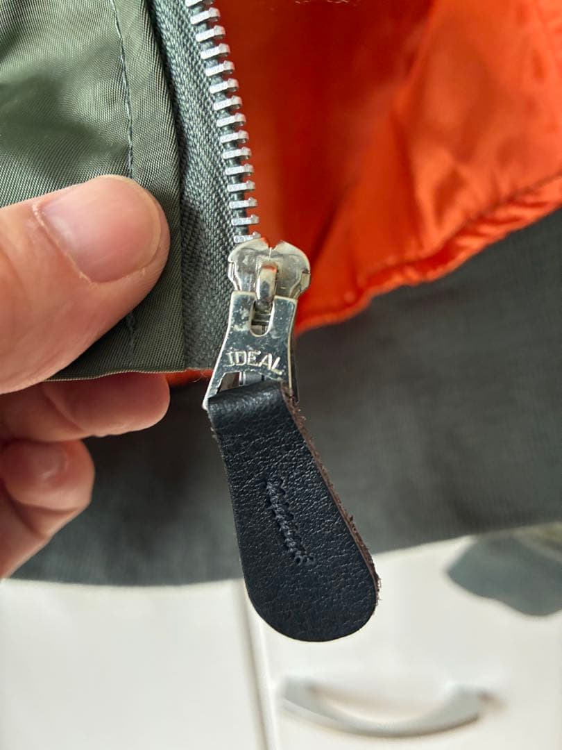 90s USA製 ALPHA アルファ L-2Bフライトジャケット S