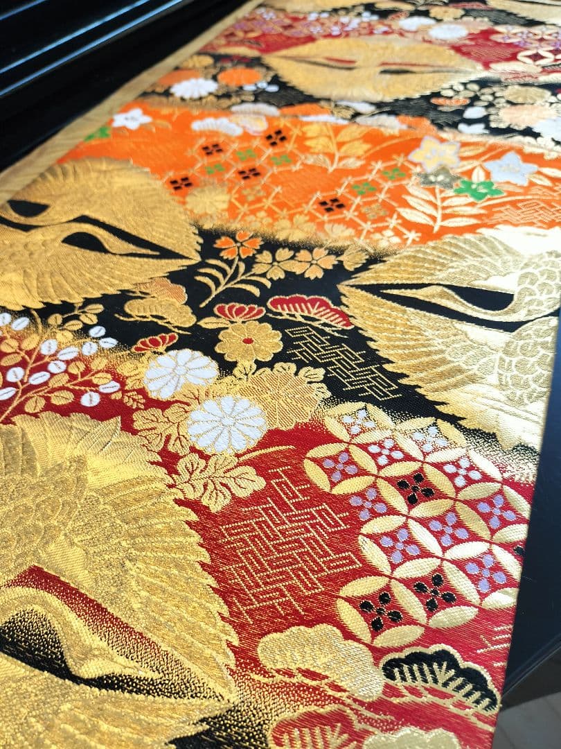 ルブの森★　A474★高級全通‼️お祝い‼️テーブルランナー2m23cm