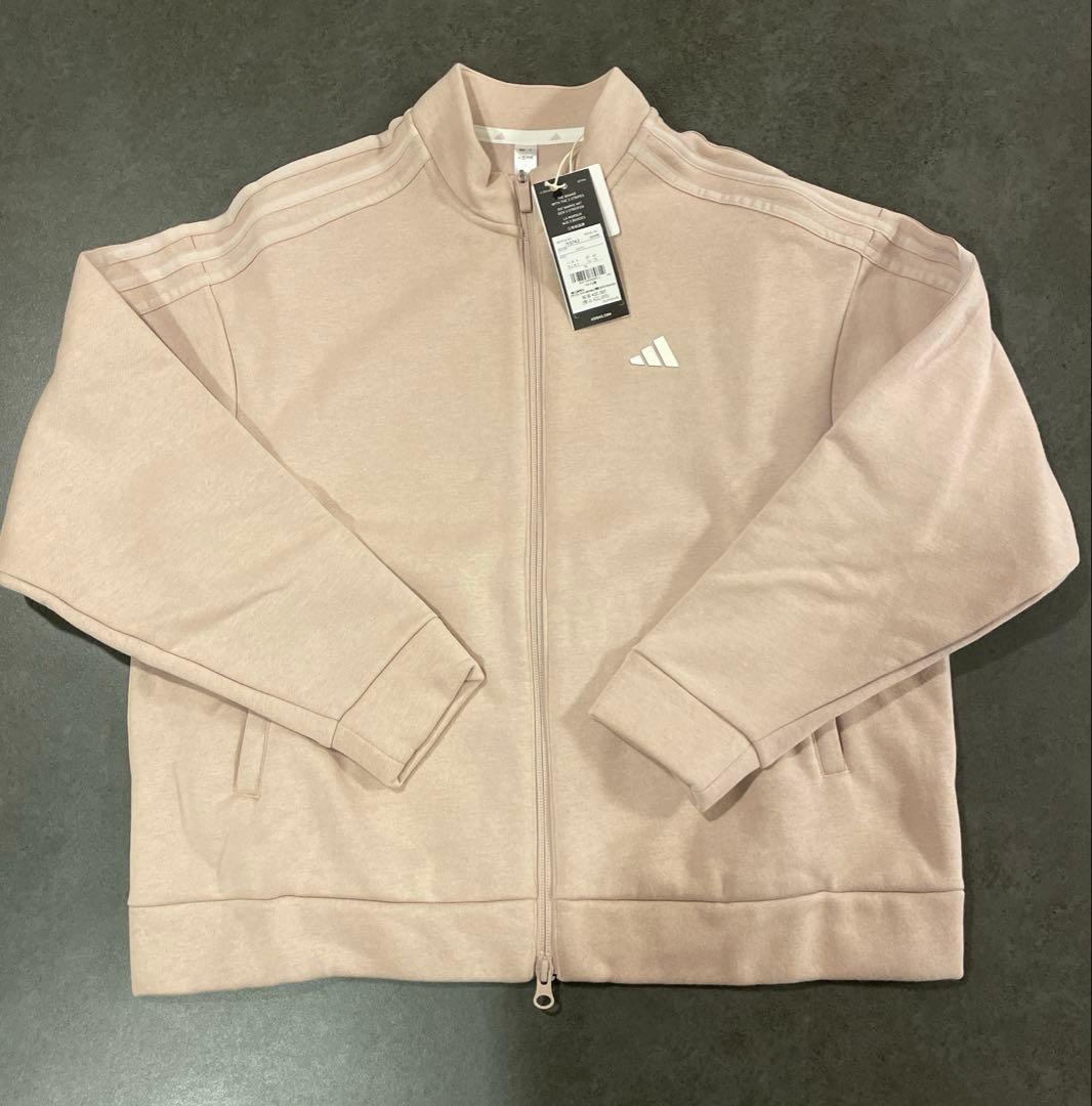 アディダスゴルフ　長袖トレーナー&スカート裏起毛セットアップ　スリーストライプス