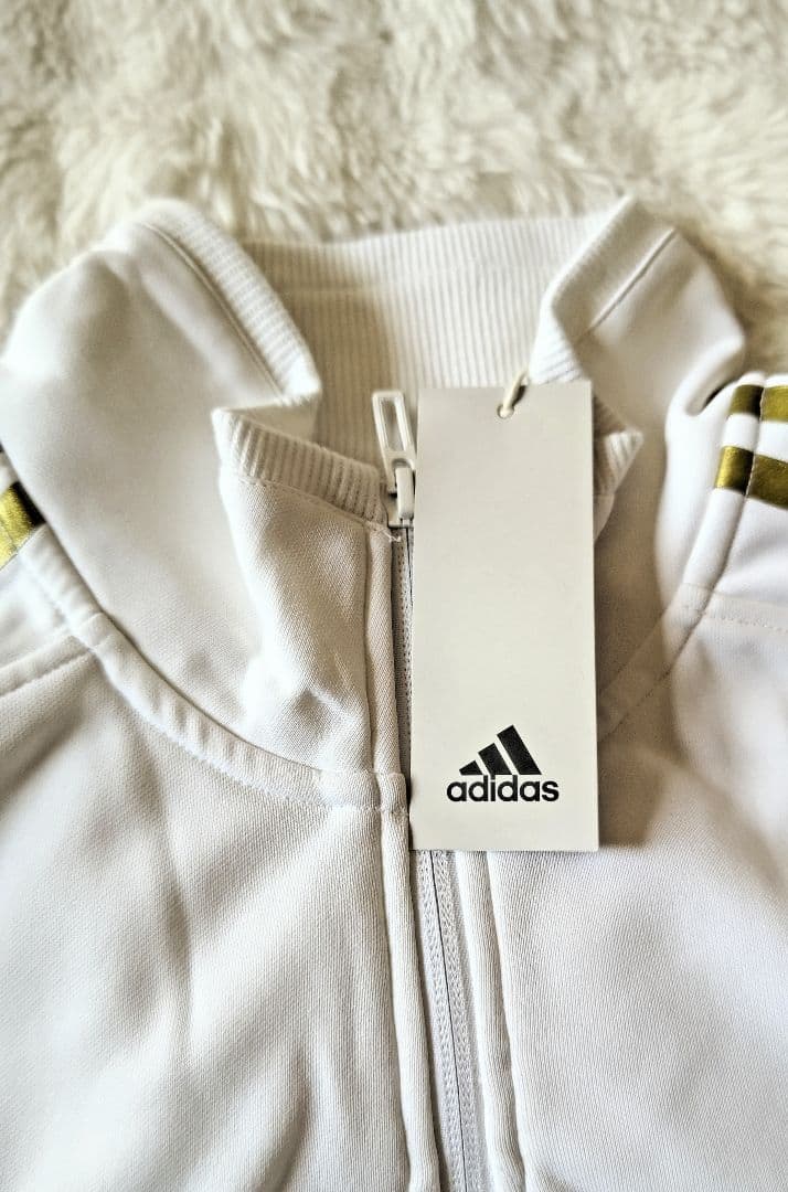 adidas アディダス ジャージ 上手 ズボン ジャケット 上下セット 白