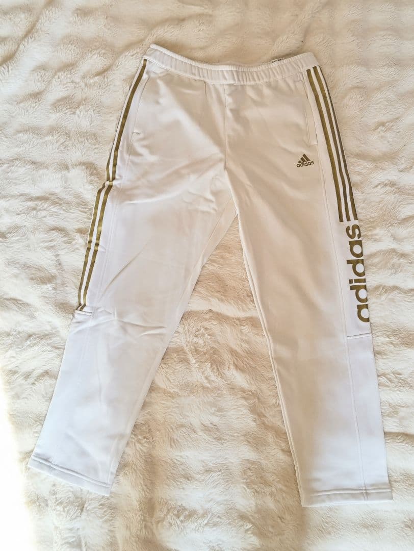 adidas アディダス ジャージ 上手 ズボン ジャケット 上下セット 白