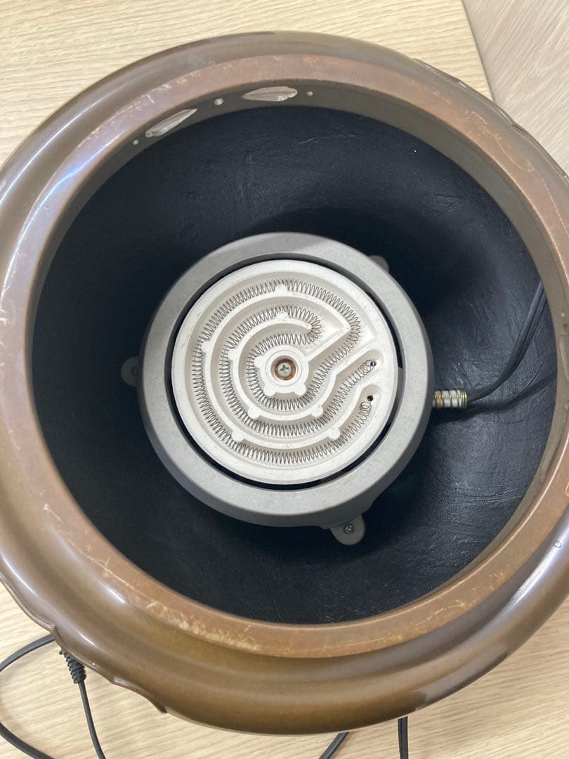 コンロ動作確認済み！　唐銅 風炉 風炉釜 茶釜 茶道具