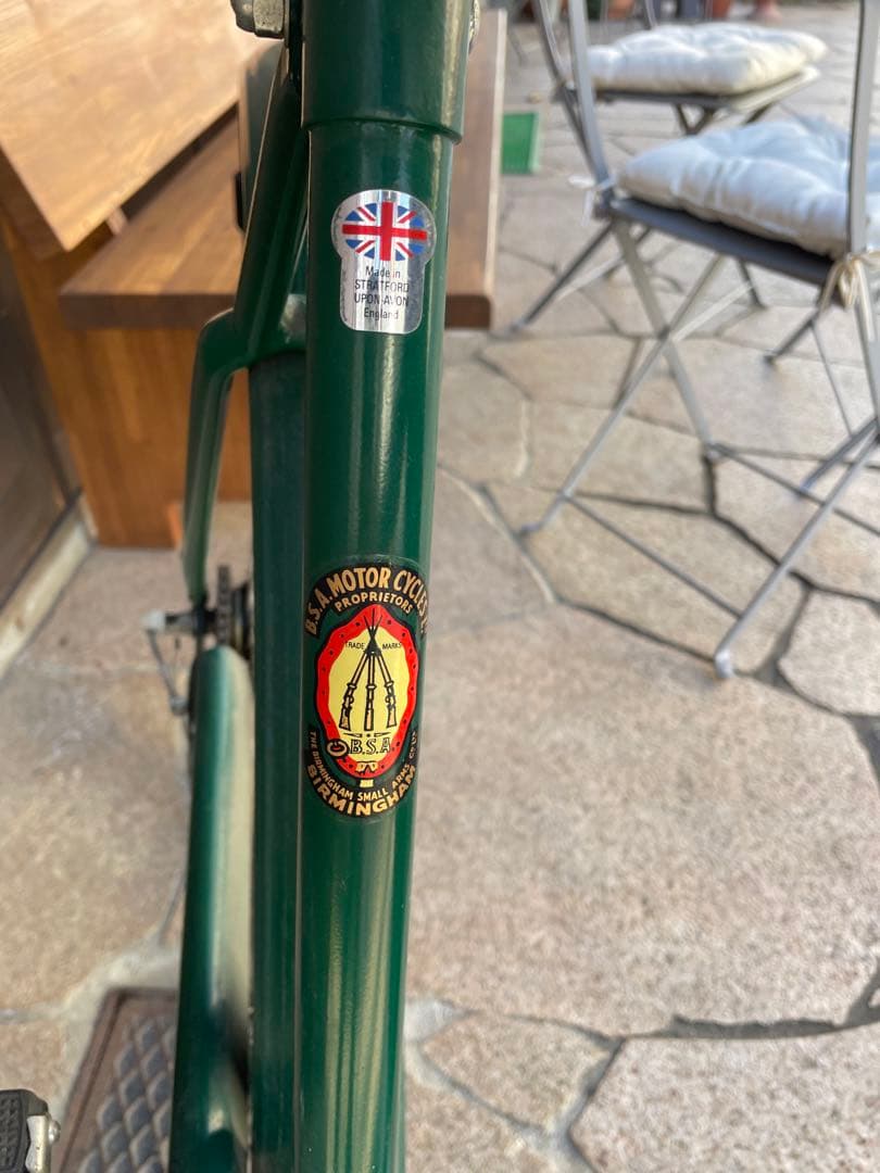 BSA motorcycle 自転車　アンティーク