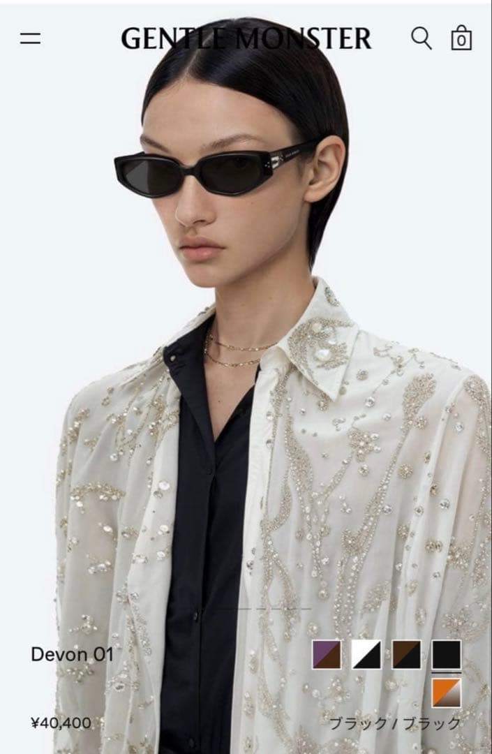 【美品】【即日発送】gentle monster devon01