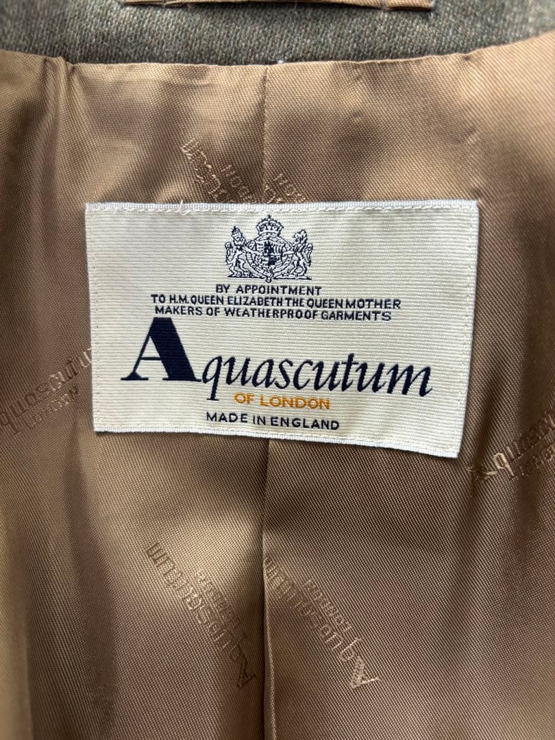 Aquascutum アクアスキュータム コート　モスグリーン