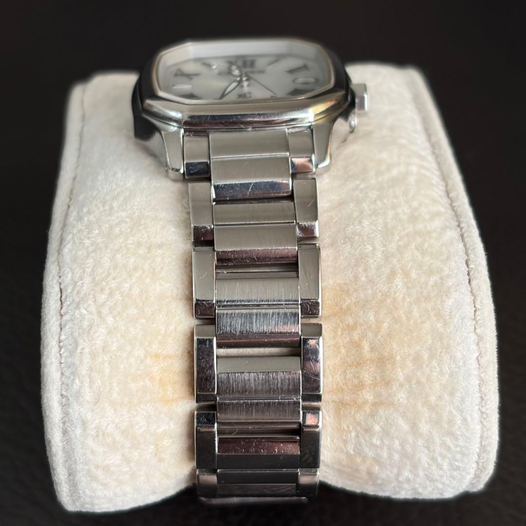 美品 シチズン クロスシー xC 電波ソーラー シルバー レディース