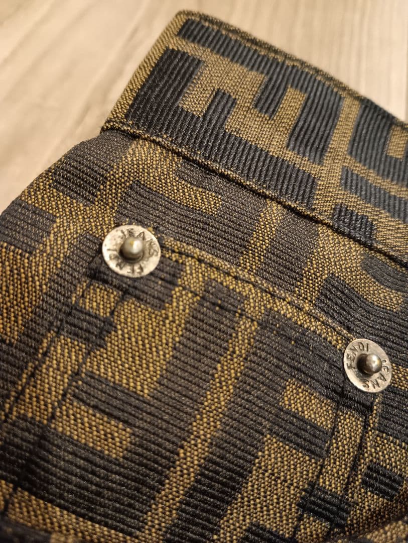 ヴィンテージ　フェンディ　Fendi FFロゴパターン　パンツ　ズッカ柄