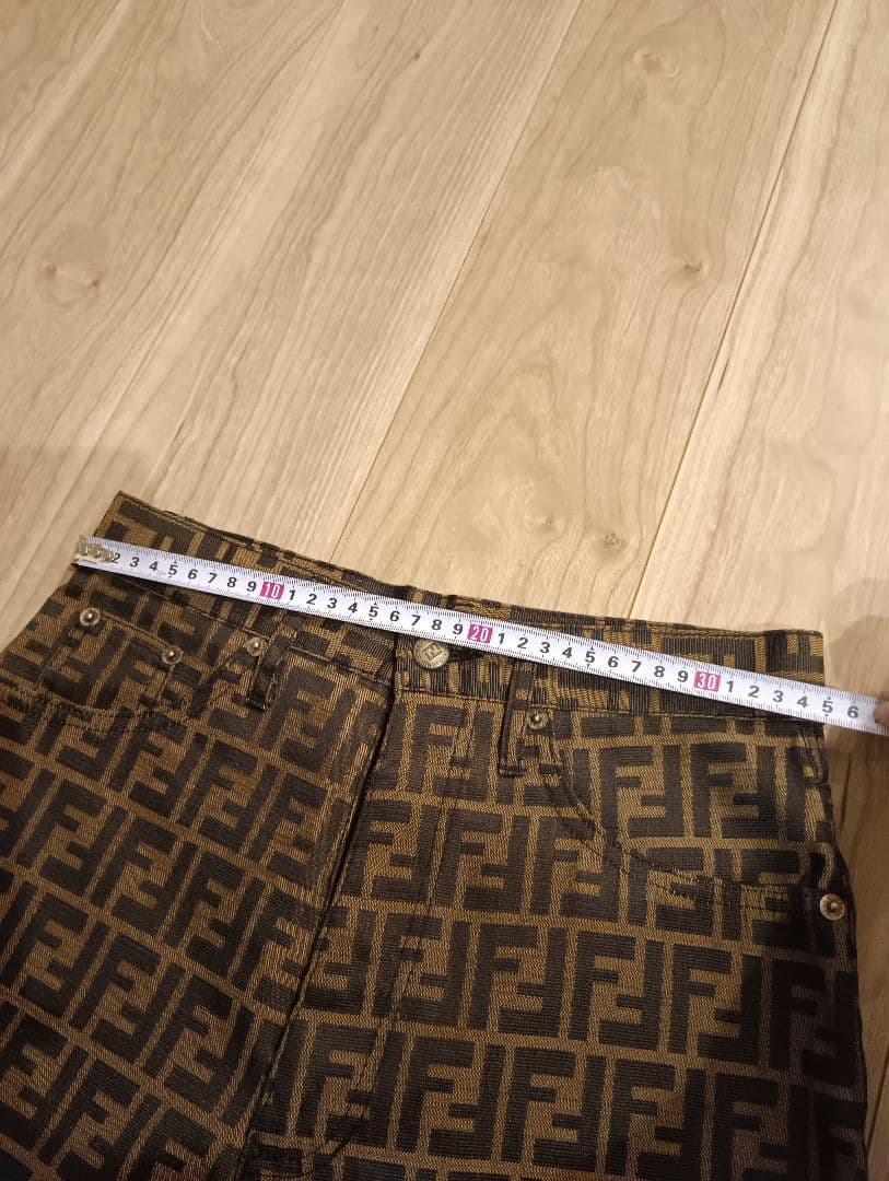 ヴィンテージ　フェンディ　Fendi FFロゴパターン　パンツ　ズッカ柄