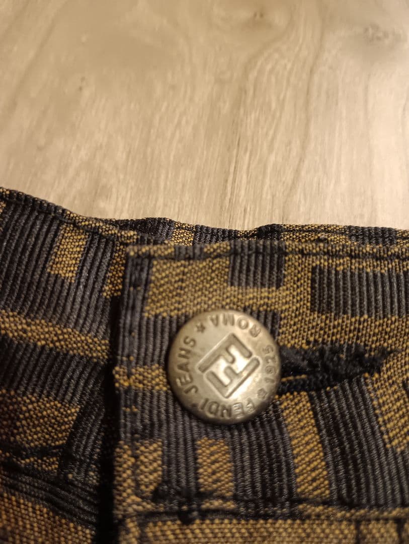 ヴィンテージ　フェンディ　Fendi FFロゴパターン　パンツ　ズッカ柄