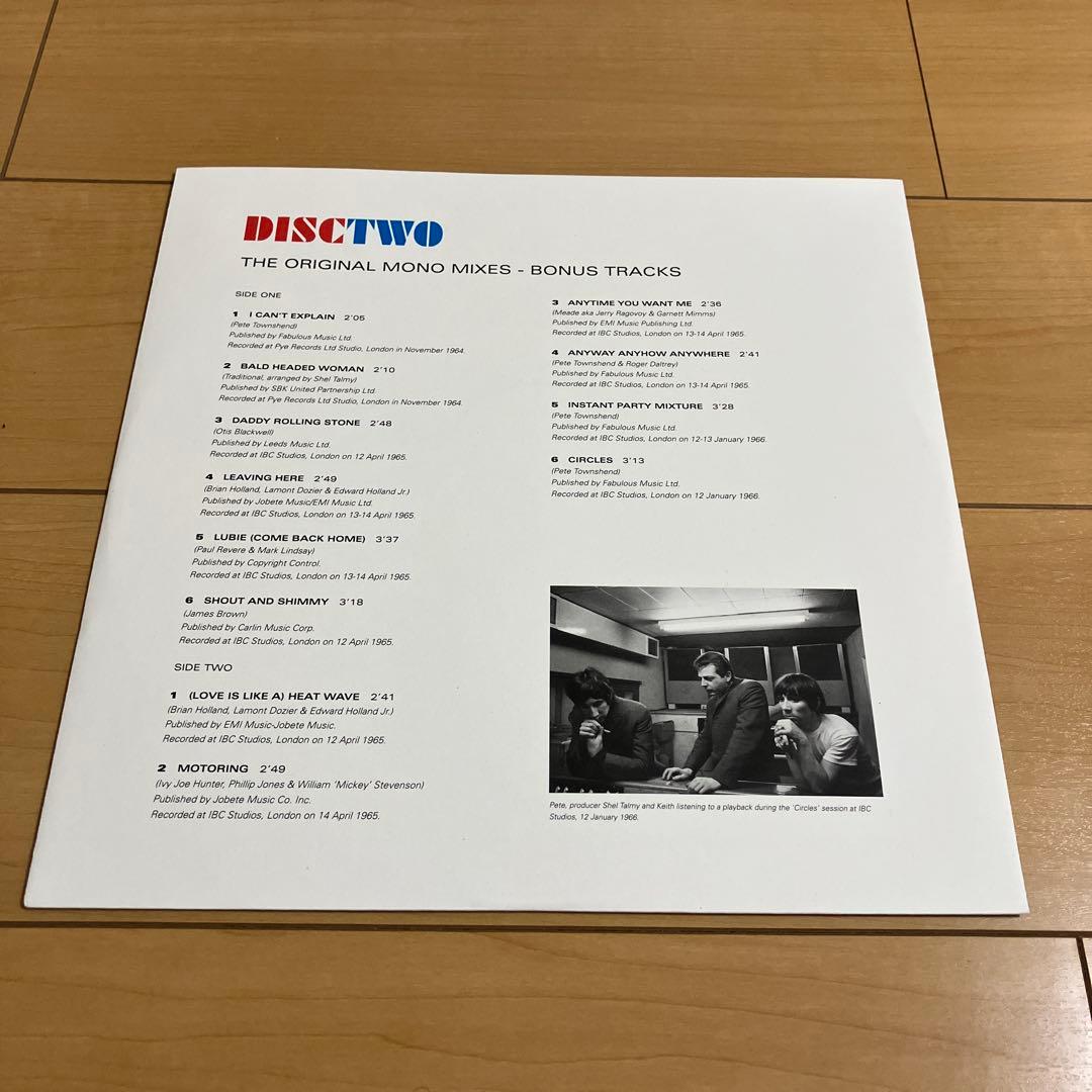 The Who My Generation モノラル盤3枚組