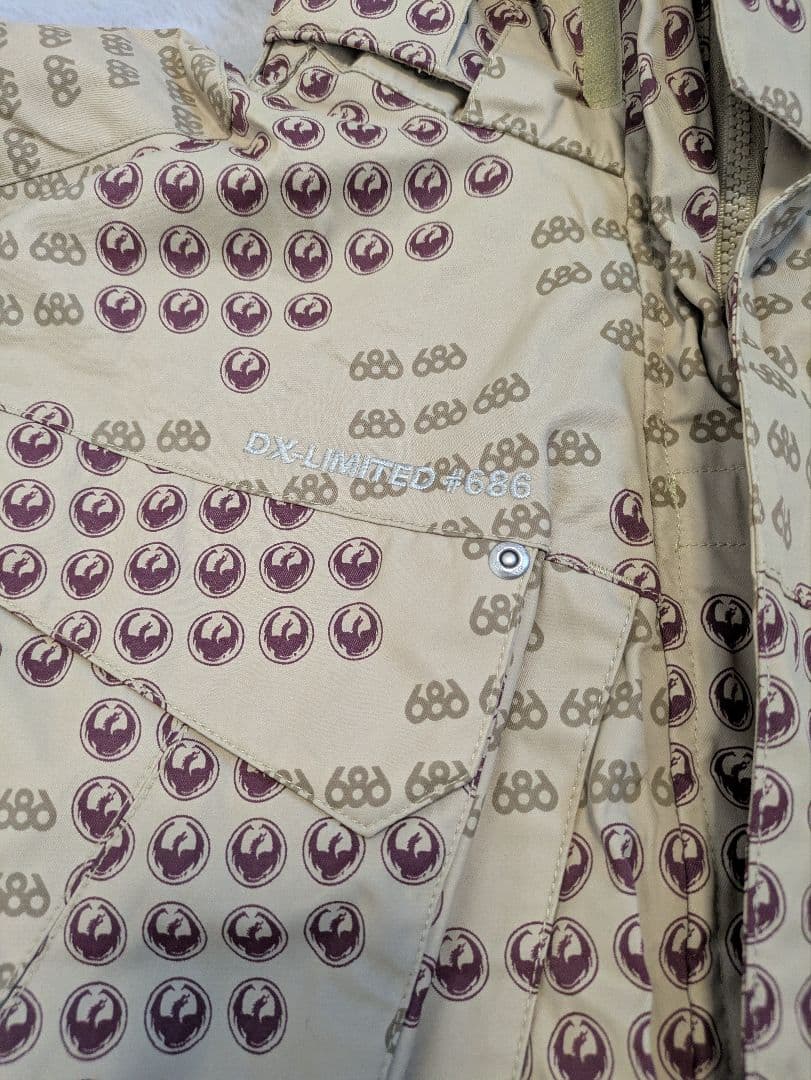 限定値下げ　686×DRAGON 限定 TIMES LINE スノーボードウェア