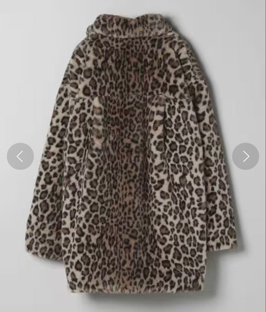 JEANASIS レオパードファーコート