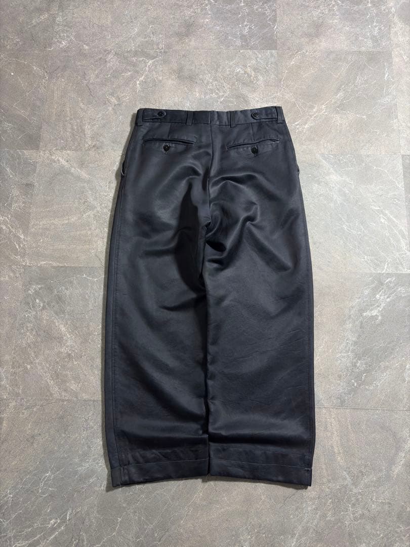 パンツ 00s DRIES VAN NOTEN cotton cupra slacks