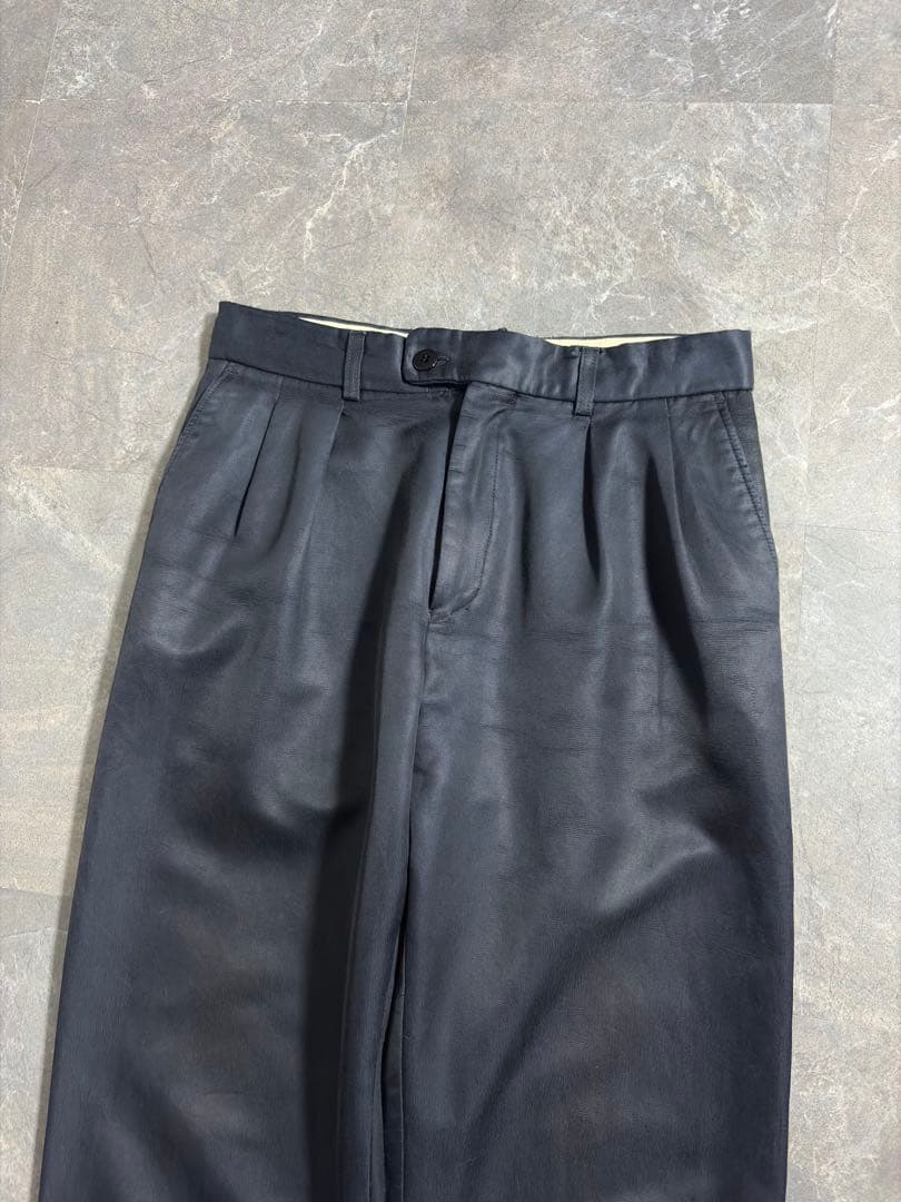 パンツ 00s DRIES VAN NOTEN cotton cupra slacks