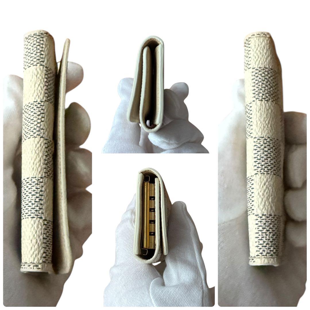 ヴィトン ダミエ アズール ４連 キーケース ミュルティクレ４ ルイ ビトン