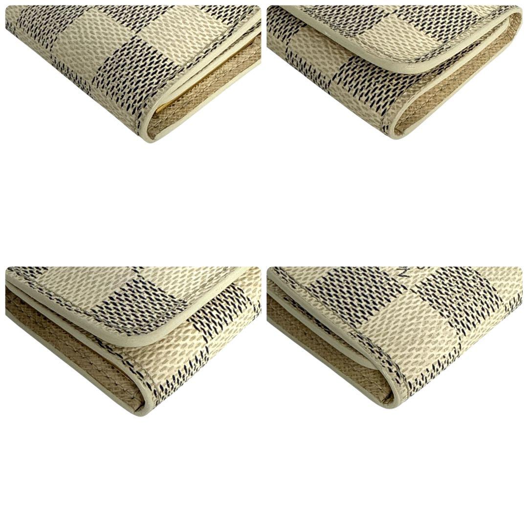 ヴィトン ダミエ アズール ４連 キーケース ミュルティクレ４ ルイ ビトン