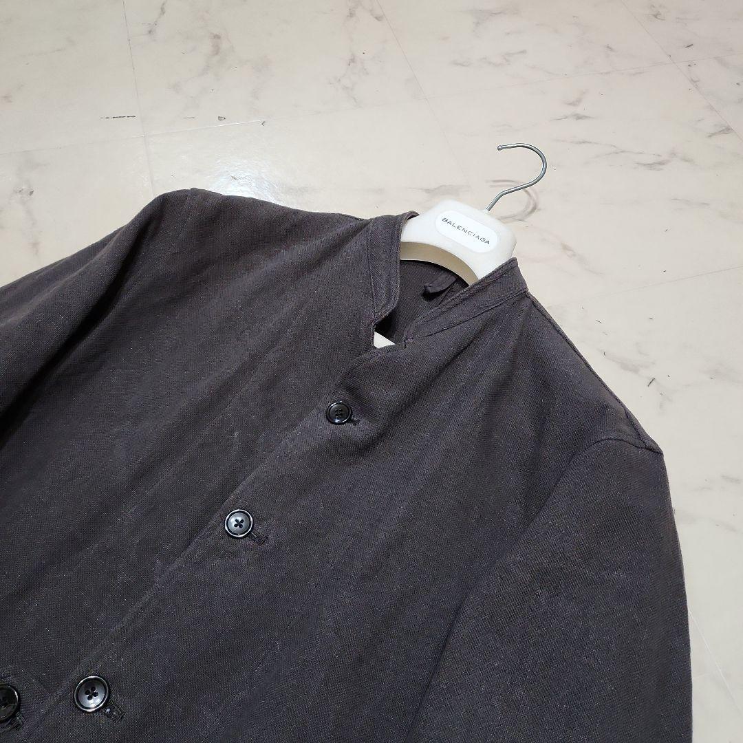 a2 良品 PHIGVEL 麻混 マオカラー ジャケット 1