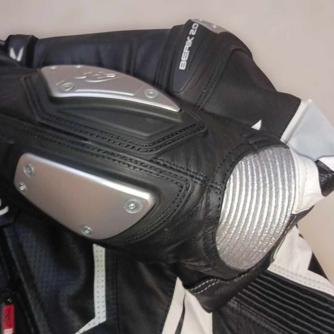 ​【MFJ公認・3点セット】BERIK レーシングスーツ上下・ブーツ・グローブ