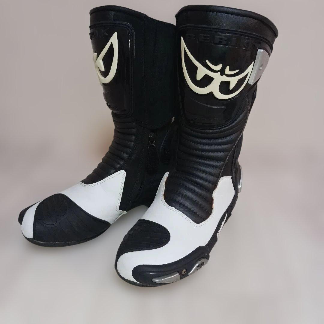 ​【MFJ公認・3点セット】BERIK レーシングスーツ上下・ブーツ・グローブ