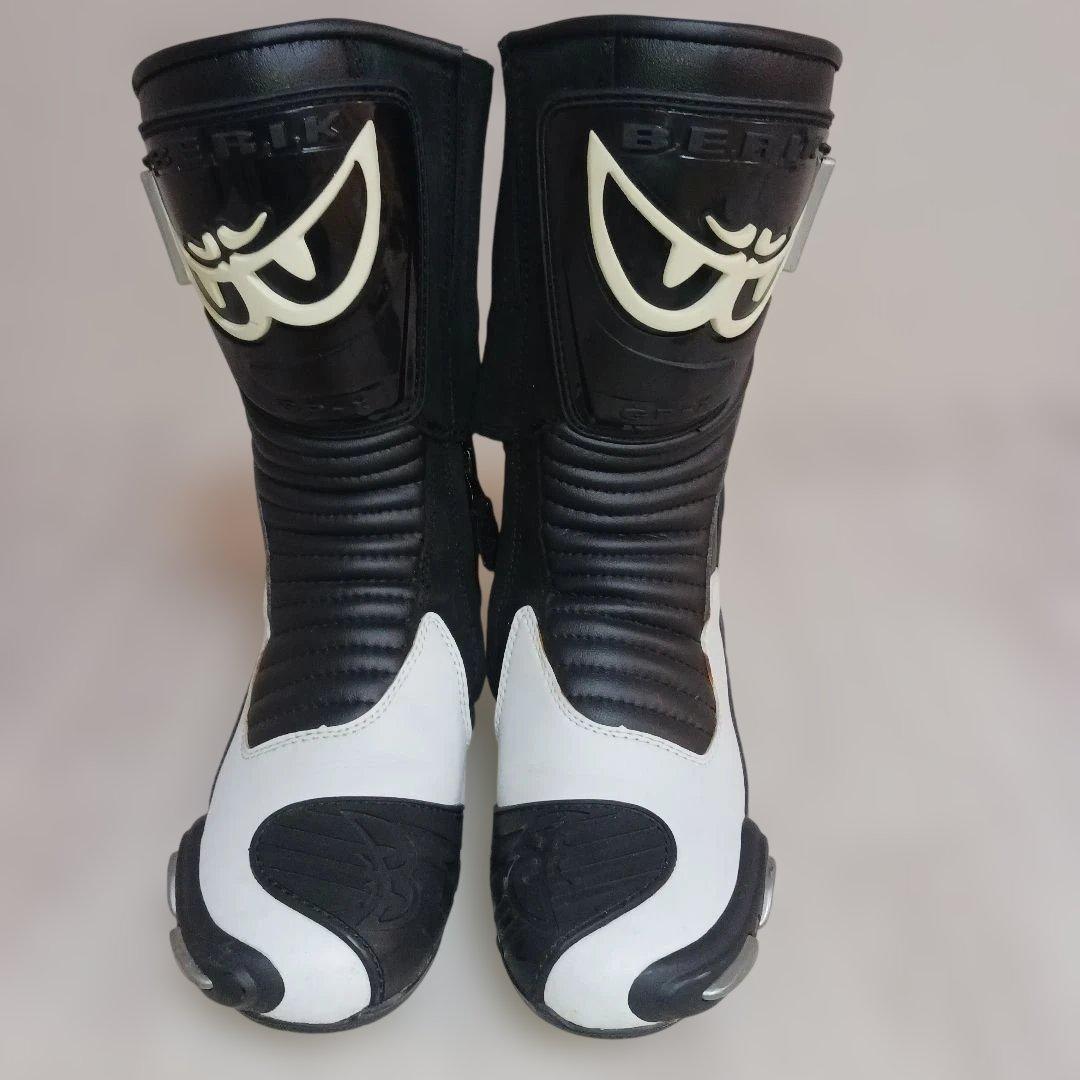 ​【MFJ公認・3点セット】BERIK レーシングスーツ上下・ブーツ・グローブ