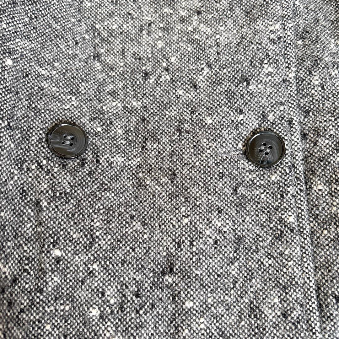 アニエスべー⭐️アンゴラ混 ミックスツイード チェスターコート ベルト付き 38