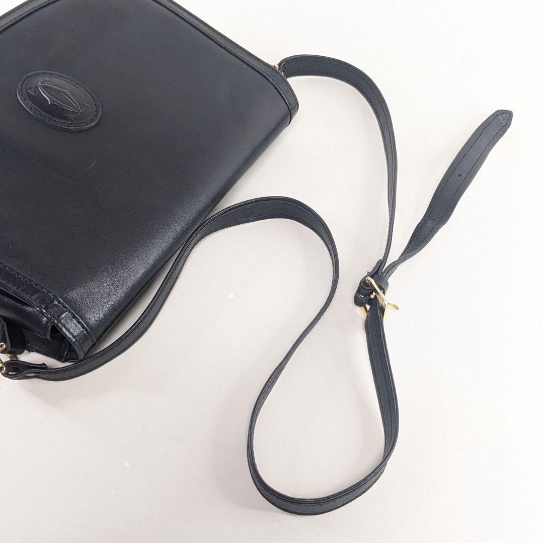 美品　カルティエ　マストライン　ショルダーバッグ　ゴールド金具　Cartier