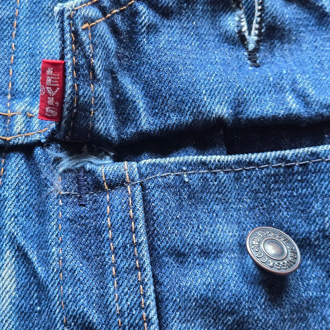 【ダメージ少】Levi's 70505 BIG E 40 ボタン裏525
