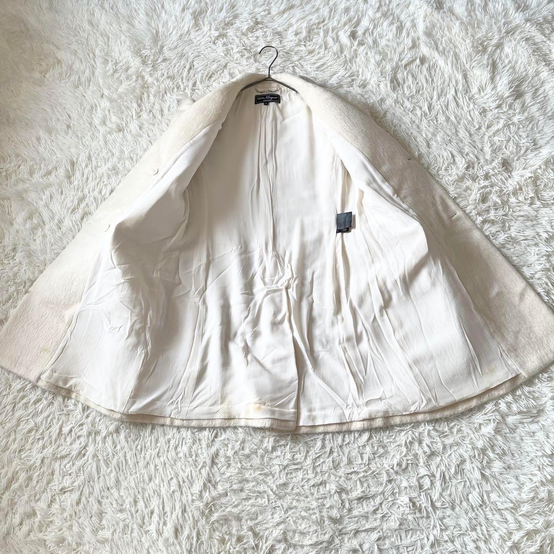 Salvatore Ferragamo フェラガモ チェスターコート ラマウール