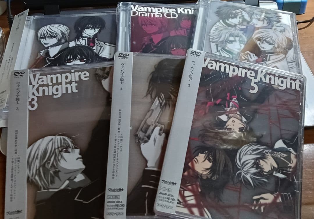 ［14］未開封含む ヴァンパイア騎士 1期 全5巻セット 樋野まつり DVD