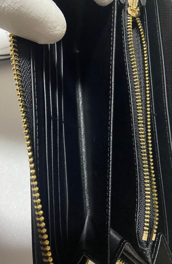 【新品未使用】COACH コーチ 長財布　黒　ラウンドジップ　C3441