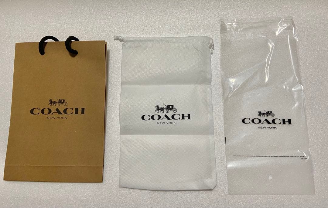 【新品未使用】COACH コーチ 長財布　黒　ラウンドジップ　C3441
