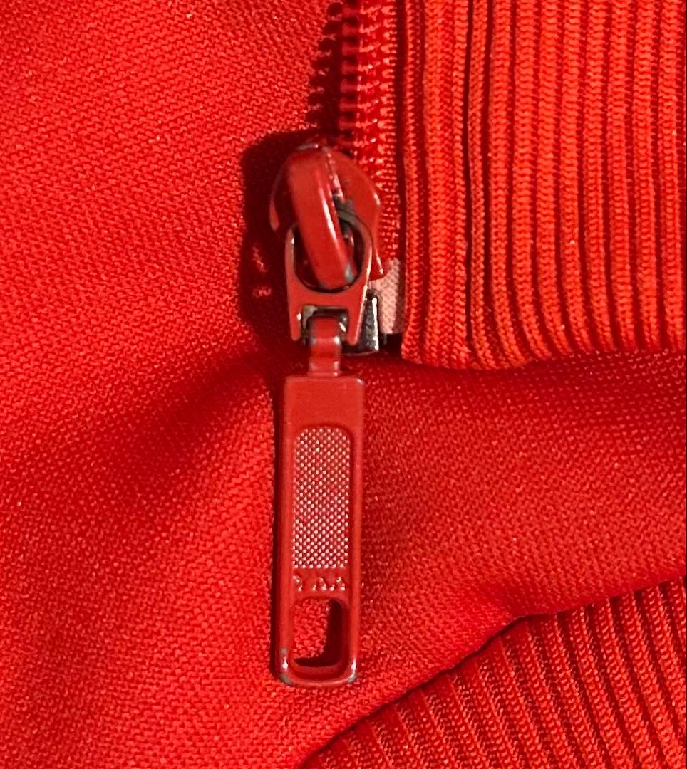 極美品 00's adidas トラックジャケット 赤×黒 国旗タグ