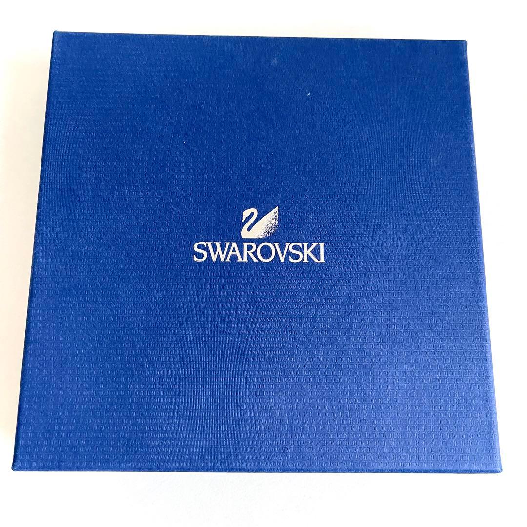 極美品 SWAROVSKI Angelic Square ロジウム調 ネックレス