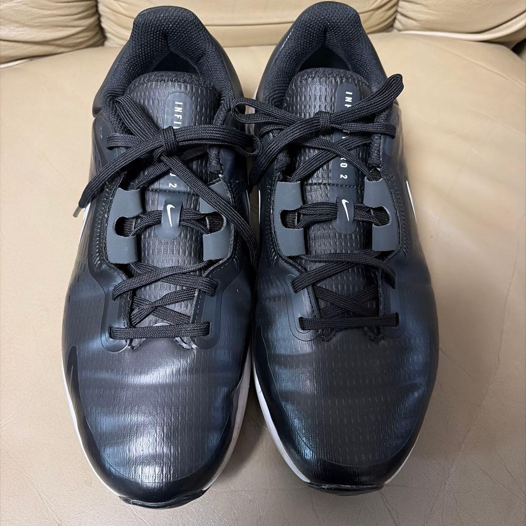 【中古美品】NIKEGOLF INFINITY PRO 2 ブラック系27.5㎝