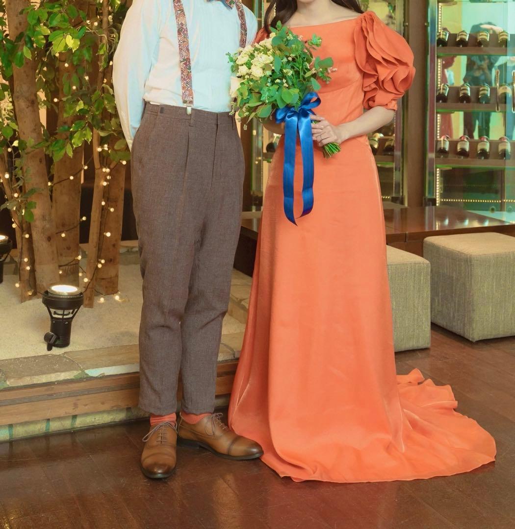 THE URBAN BLANCHE アーバンブランシュ カラードレス　オレンジ