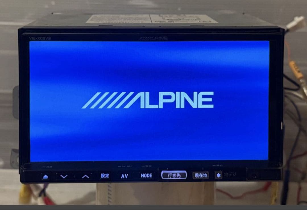 ALPINE VIE-X08VS HDDナビ フルセグ Bluetooth