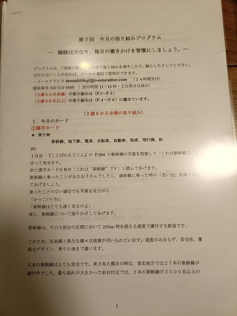 「楽しい育児クラブ」ドッツカード・フラッシュカード