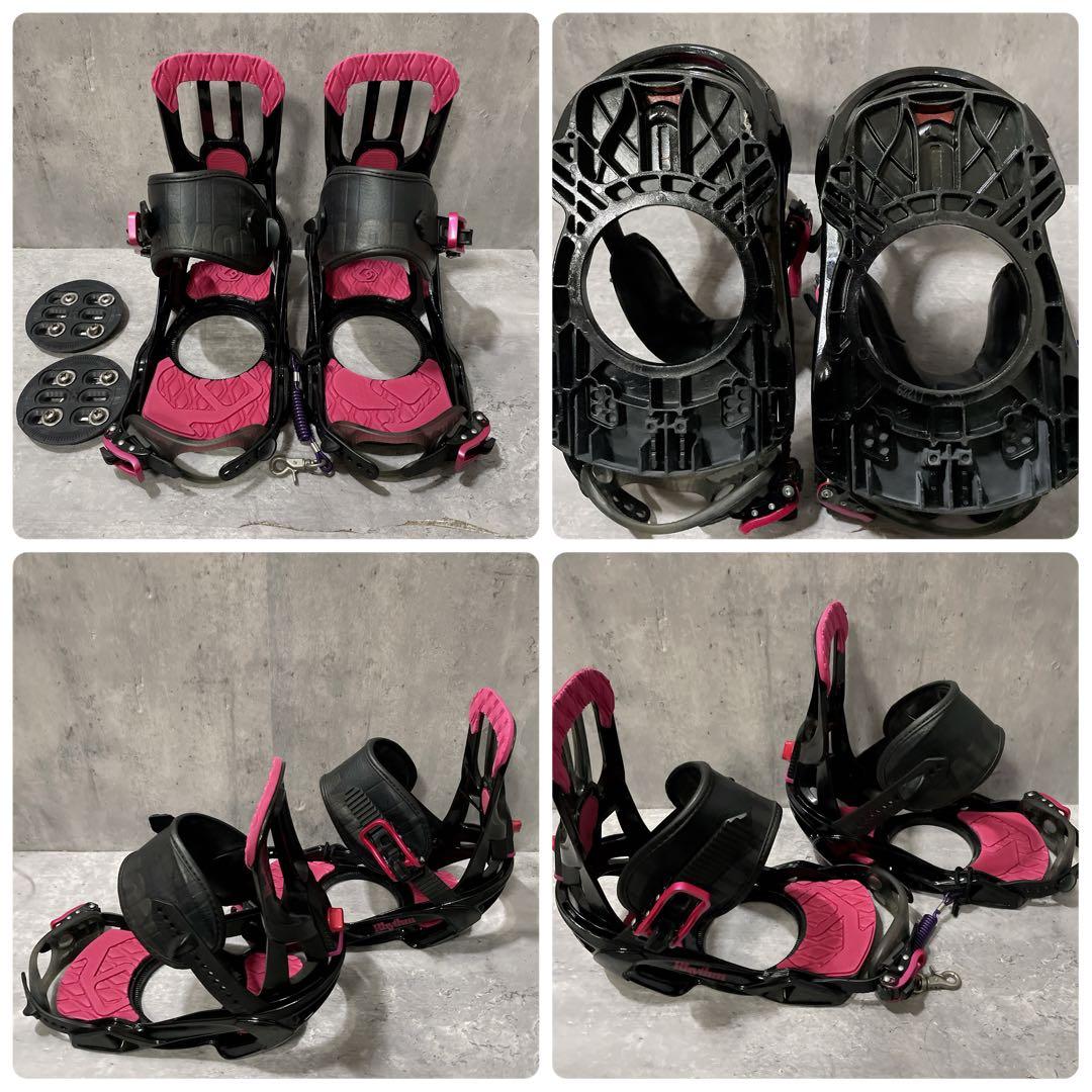 サロモン SUBJECT 135cm スノーボード3点セット レディース 初心者