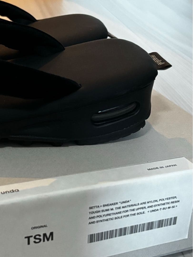 【goyemon】雪駄×スニーカーunda SUMI 2025最新 Mサイズ