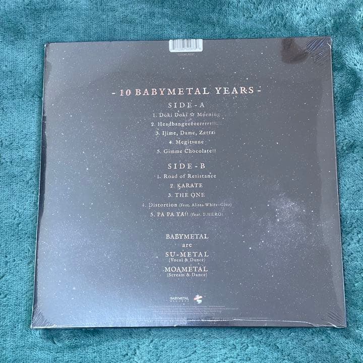 1000枚限定LP 10 BABYL YEARS GOLD VINYL