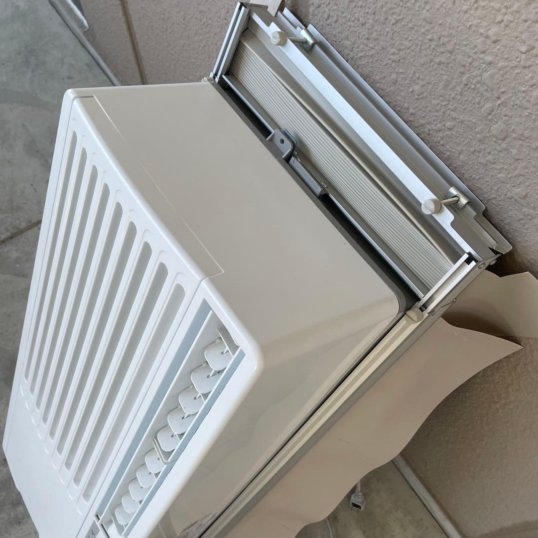 ハイアール　窓用エアコン　JA-16AW リモコン　窓ロック　窓枠付き！