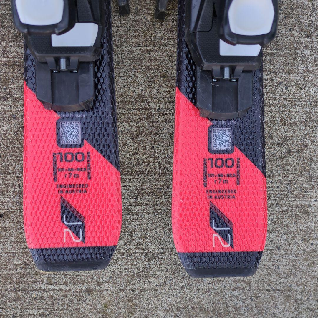 ATOMIC ジュニア スキー板100cm ポール75cm セット