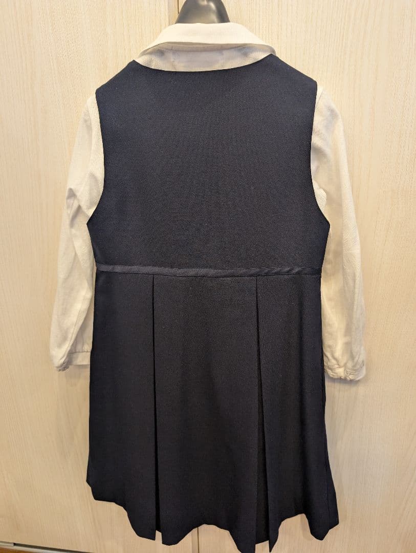 familiar 濃紺スーツ 115サイズ+ブラウス 110サイズ　小学校受験