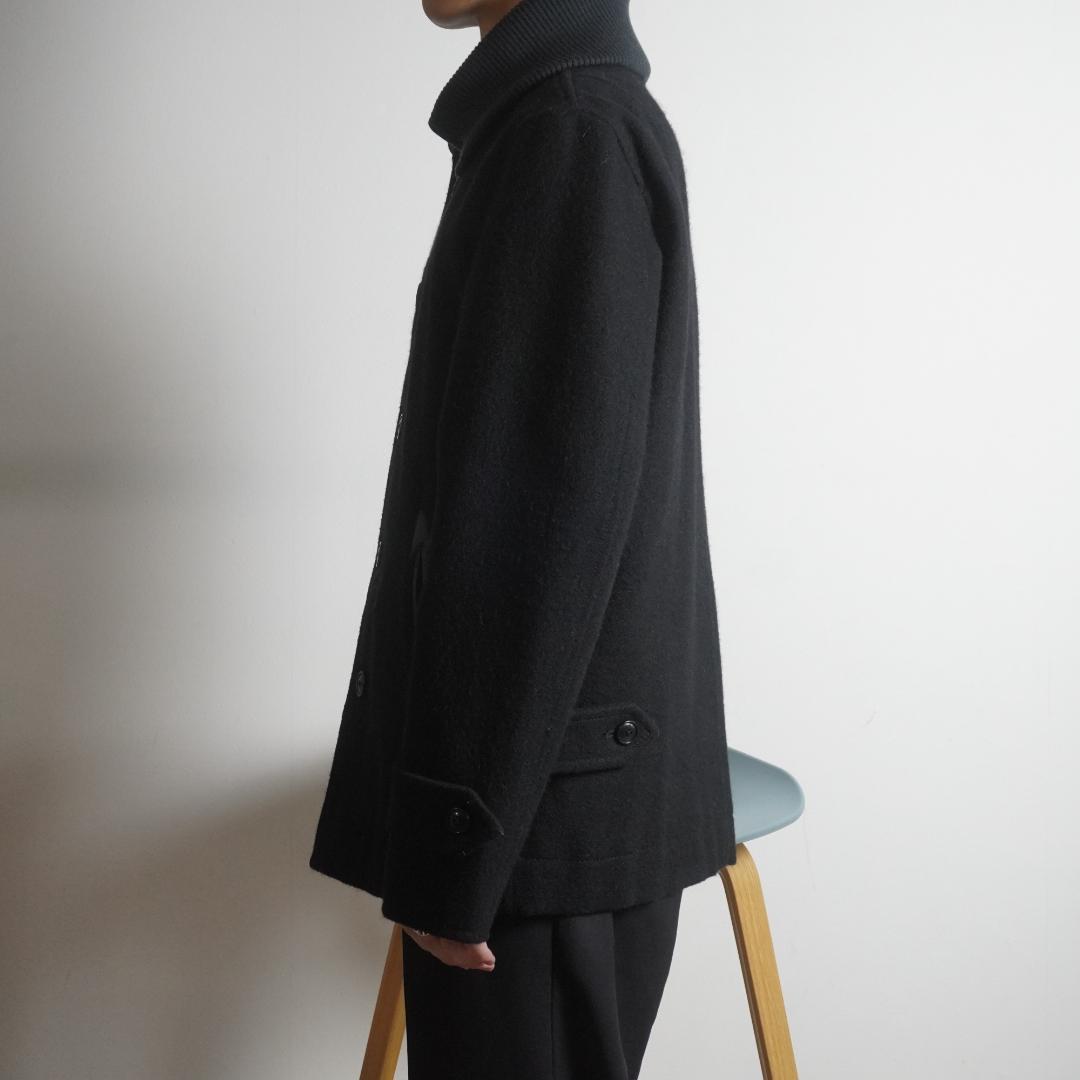 Jackman メルトンジャケット ドンキーコート ブラック/CZ198